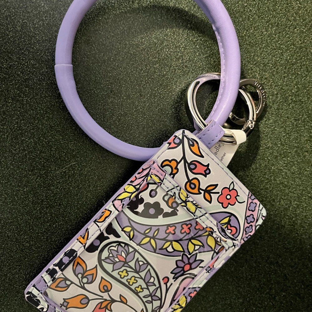 Vera Bradley key chain card holder